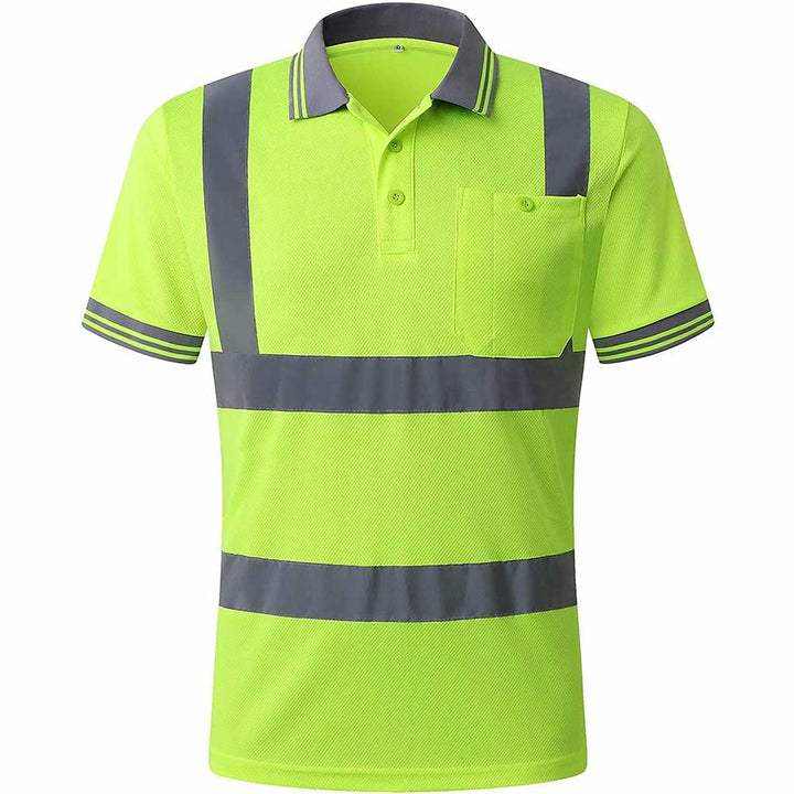 JKSafety Hi-Vis Reflective Safety Polo Shirt Short Sleeve (JKP066-C2)