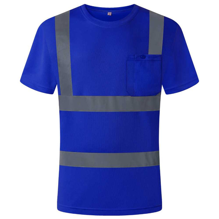 JKSafety Hi-Vis Reflective Safety Shirt Short Sleeve, Crew Neck (JKT077-EV)