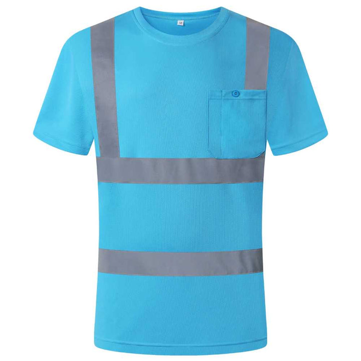 JKSafety Hi-Vis Reflective Safety Shirt Short Sleeve, Crew Neck (JKT077-EV)