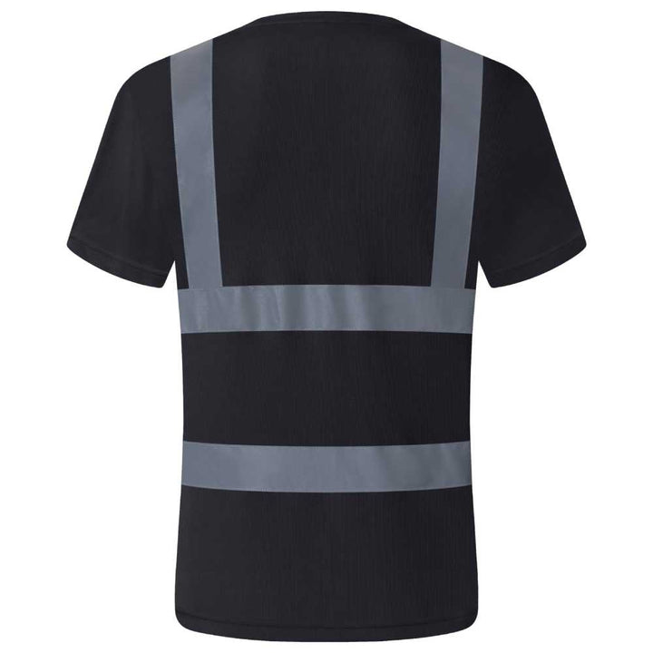 JKSafety Hi-Vis Reflective Safety Shirt Short Sleeve, Crew Neck (JKT077-EV)