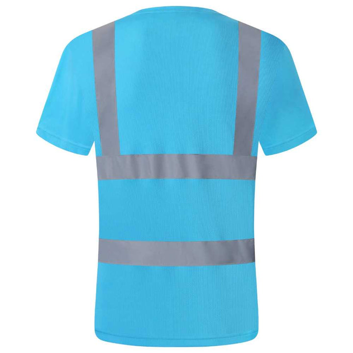 JKSafety Hi-Vis Reflective Safety Shirt Short Sleeve, Crew Neck (JKT077-EV)