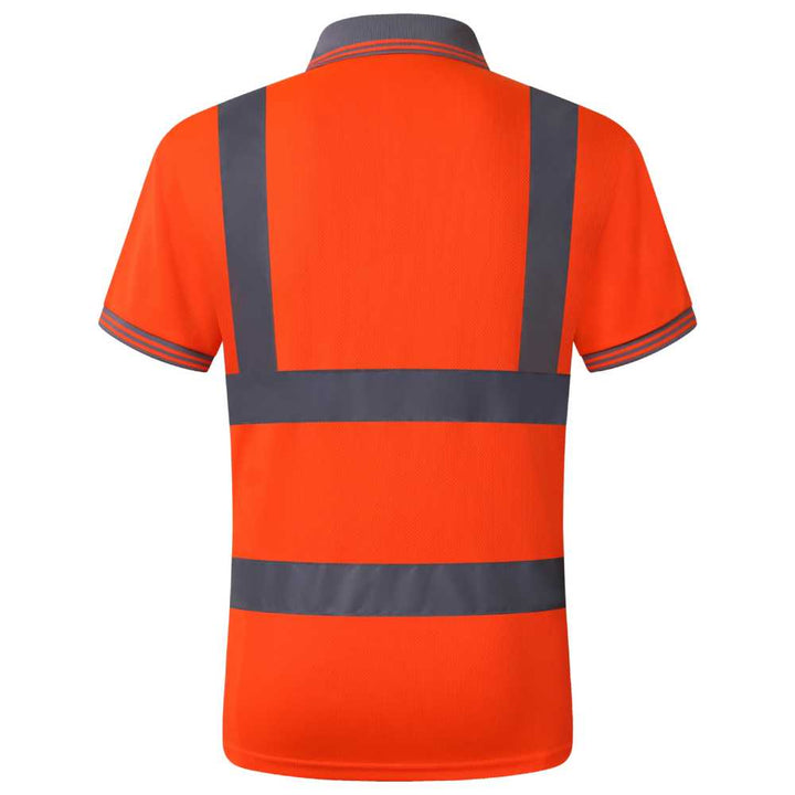 JKSafety Hi-Vis Reflective Safety Polo Shirt Short Sleeve (JKP066-C2)