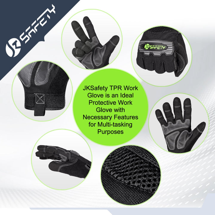 JKSafety Mechanicals Safety Work Gloves (G228)