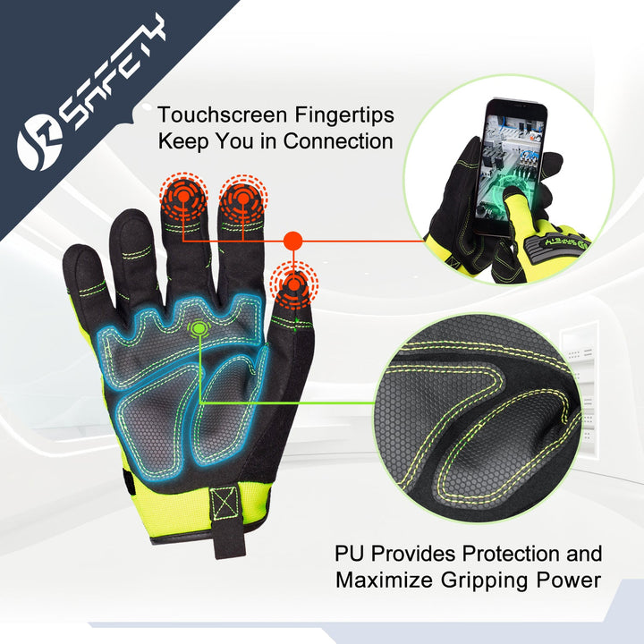 JKSafety Mechanicals Safety Work Gloves (G228)