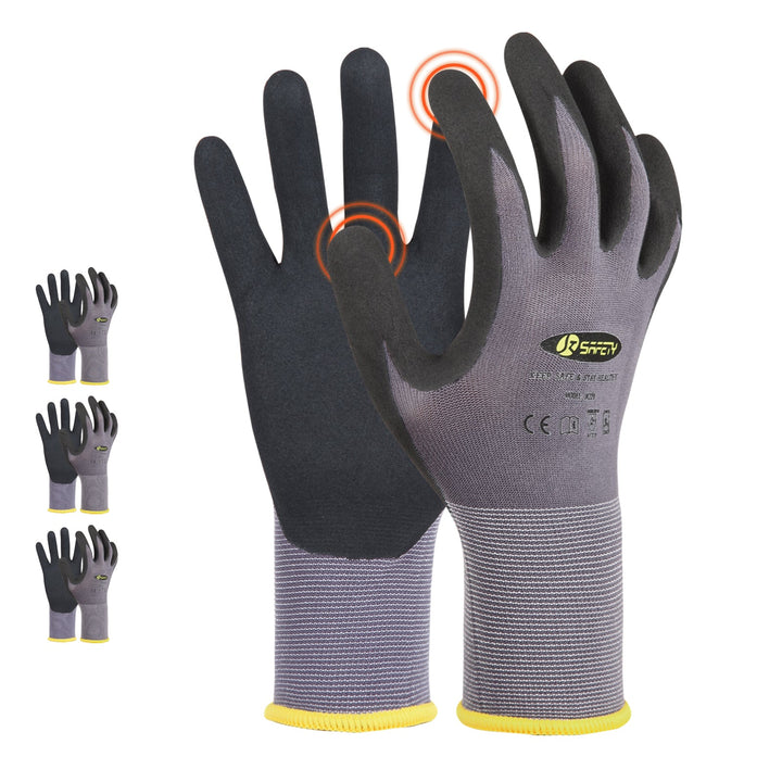 JKSafety Safety Utility Work Gloves, Multi-Pack (G229)